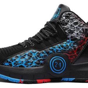 Tênis De Basquete De Couro Da Moda Unissex