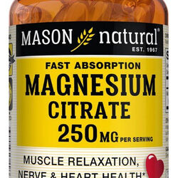 Citrato De Magnésio Natural 250 Mg 60 Cápsulas Gelatinosas D