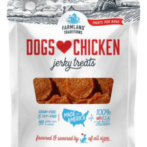 Farmland Traditions Dogs Love Chicken Jerky Dog Treats 6 Oun