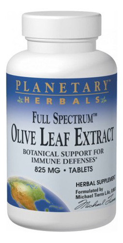 Extrato De Folha De Oliveira De Espectro Completo 825 Mg 30
