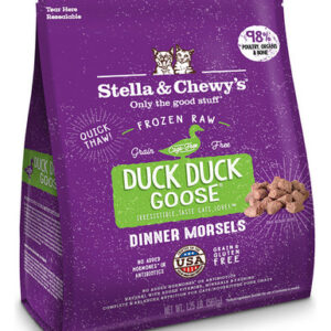 Stella Raw Duck Goose Dinner Morsel Cats Meal 1,25 Libras Da