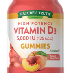 Suplemento Nature's Truth Vitamina D3 5000iu 120 Gummies