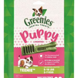 Greenies Puppy 6+ Months Dog Dental Treats Teenie, 6 Onças