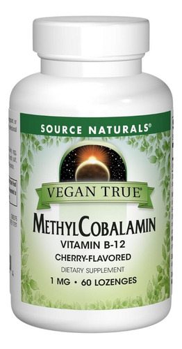 Metilcobalamina Verdadeira Vegana, Vitamina B-12, 1 Mg, Cere