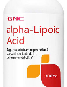 Ácido Alfa-lipóico Gnc 300 Mg 60 Cápsulas