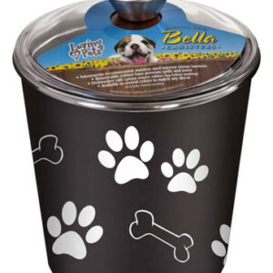 Loving Pets Treat Canister, 1 Cada/espresso By Loving Pets
