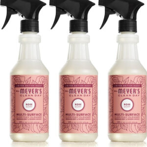 Mrs. Meyer's Spray De Limpeza Multiuso Rose Pack 3