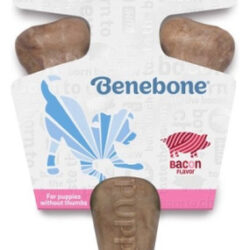 Benebone Puppy Small Bacon Wishbone, 1 De Cada, Da Benebone