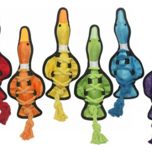 Brinquedo Cross-ropes Duck Dog De 11,5 , Cores Variadas, 1 U