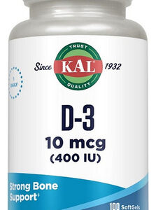 D-3 400 Iu 100 Cápsulas Gelatinosas Da Kal