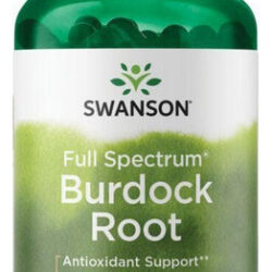 Raiz De Bardana De Espectro Completo 460 Mg 100 Cápsulas Da