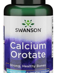Orotato De Cálcio 85 Mg 60 Cápsulas Da Swanson Vitamins