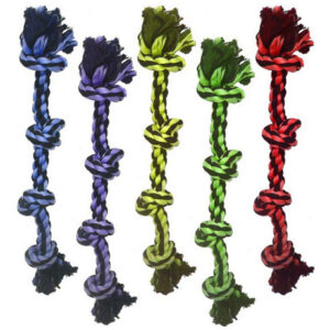 Brinquedo Multipet Nuts For Knots Com Corda De 4 Nós Para Cã