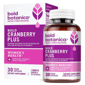 Bold Cranberry Plus 30 Cápsulas Da Bold Botanica