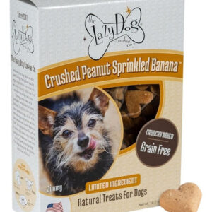 Guloseima Para Cães Com Banana Polvilhada Com Amendoim Tritu