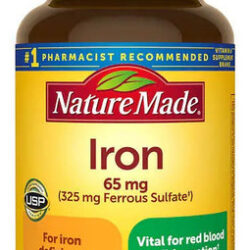 Ferro 65 Mg Nature Made 365 Comprimidos
