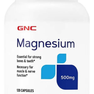 Gnc Magnésio 500mg 120 Cápsulas