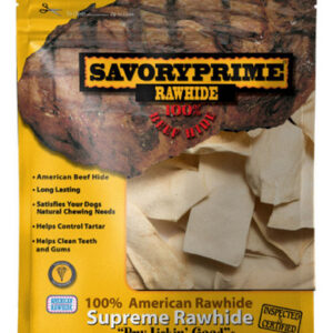 Chips De Couro Cru Supreme Natural (1 Unça/16 Onças) Da Savo