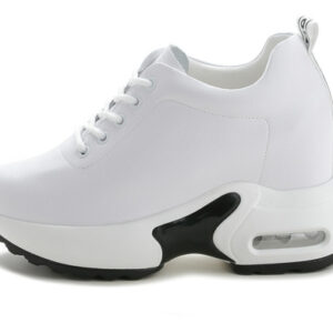 Tênis Casual Feminino Com Altura Adicional No Interior