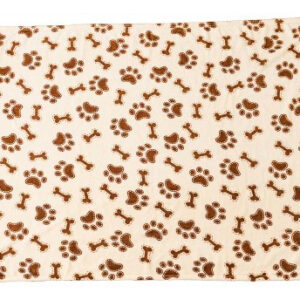 Creme De Manta Spot Snuggler Bones/paws Print, 1 Cada/40 Pol