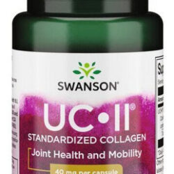 Colágeno Padronizado Uc-ii 40 Mg 60 Cápsulas Da Swanson Vita