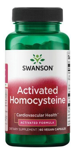 60 Cápsulas De Homocisteína Ativada Da Swanson Vitamins
