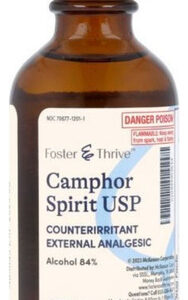 Canphor Spirit Usp 2 Oz Da Foster And Thrive