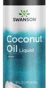 Óleo De Coco Líquido 16 Onças Da Swanson Vitamins