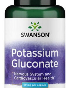 Gluconato De Potássio 99 Mg 100 Cápsulas Da Swanson Vitamins