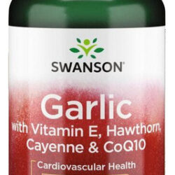 Alho Com Vitamina E, Espinheiro, 120 Cápsulas Da Swanson Vit