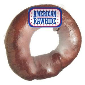 Rosquinha De Couro Cru Para Cães Para Mastigar Carne Bovina,