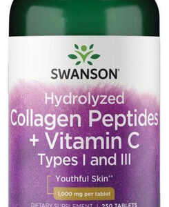 Peptídeos De Colágeno Hidrolisado + Vitamina C Tipos I E Iii