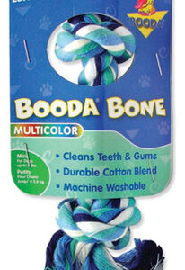 Brinquedo Booda 2-knot Rope Bone Dog Multicolorido, 1 Cada/x