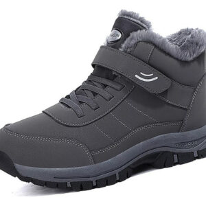 Botas De Neve Térmicas De Lã Impermeáveis Para Homens E