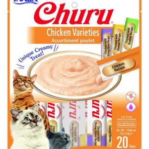 Variedades De Frango Inaba Churu Creamy Cat Treat 20 Unidade
