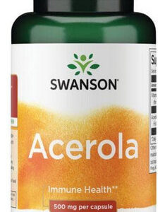 Acerola 500 Mg 60 Cápsulas Da Swanson Vitamins