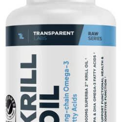 Óleo De Krill 60 Cápsulas Gelatinosas Da Transparent Labs