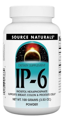 Almofada Ip-6 Power De 1 Grama (3 Onças) Da Source Naturals