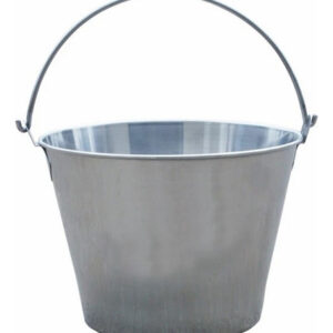 Balde Para Laticínios De Aço Inoxidável, 1 Unidade, Da Mille
