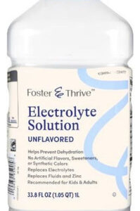 Solução Eletrolítica Sem Sabor 33,8 Onças Da Foster And Thri