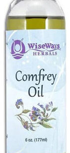 Óleo De Confrei Orgânico De 6 Onças Da Wise Ways Herbals
