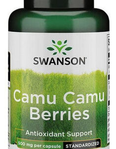 Bagas De Camu Camu Padronizadas 500 Mg 60 Cápsulas Da Swanso