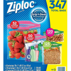 Sacos Ziploc Pacote Variado Com 347 Unidades
