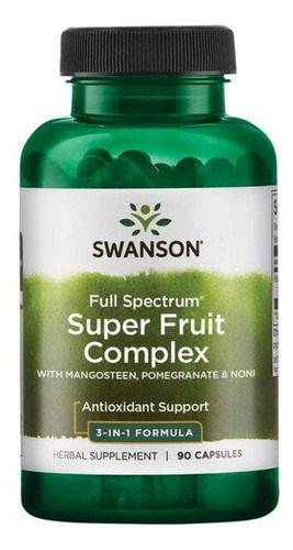Complexo Full Spectrum Super Fruit 90 Cápsulas Da Swanson Vi