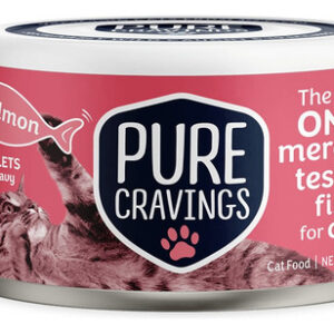 Costeletas Em Molho, Ração Úmida Para Gatos, Salmão Selvagem