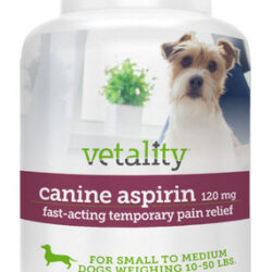 Comprimidos Mastigáveis De Aspirina Canina Vetality 120 Mg 7