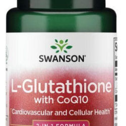 L-glutationa Com Coq10 30 Cápsulas Veganas Da Swanson Vitami