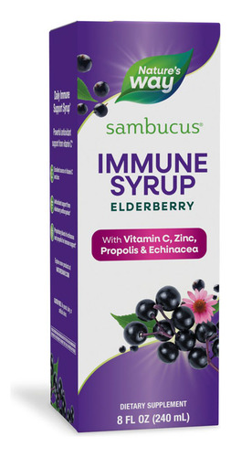 Xarope Normal Sambucus 8 Oz Da Nature's Way