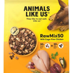 Mistura Crua Liofilizada, 50 Cães-galinha Sem Gaiolas, 4 Lib