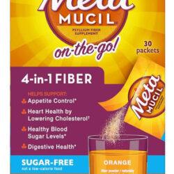 Suplemento De Fibra Psyllium 4 Em 1 On The Go Orange 30 Each